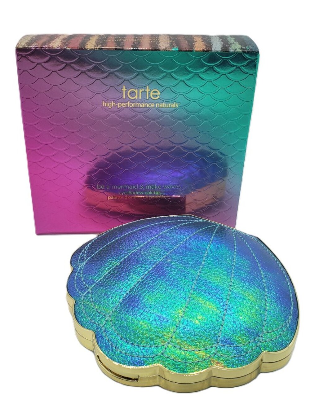 Tarte Be a Mermaid & Make Waves Eyeshadow Palette Matte Metallic Limited Edition